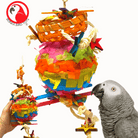 2247 Round Foraging Star Piñata - Bonka Bird Toys