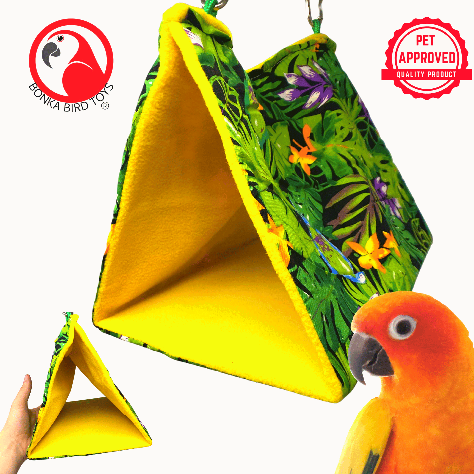 1691 Large Bonka Happy Hut - Bonka Bird Toys