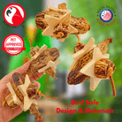 1126 Pk2 Mahogany Chew Stars - Bonka Bird Toys