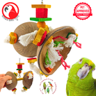 2772 Coconut Double Spinner - Bonka Bird Toys