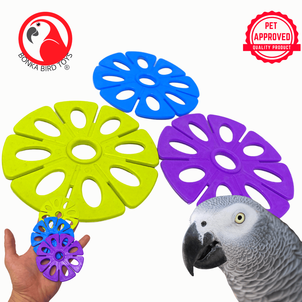 2918 Large Round Snowflakes - Bonka Bird Toys
