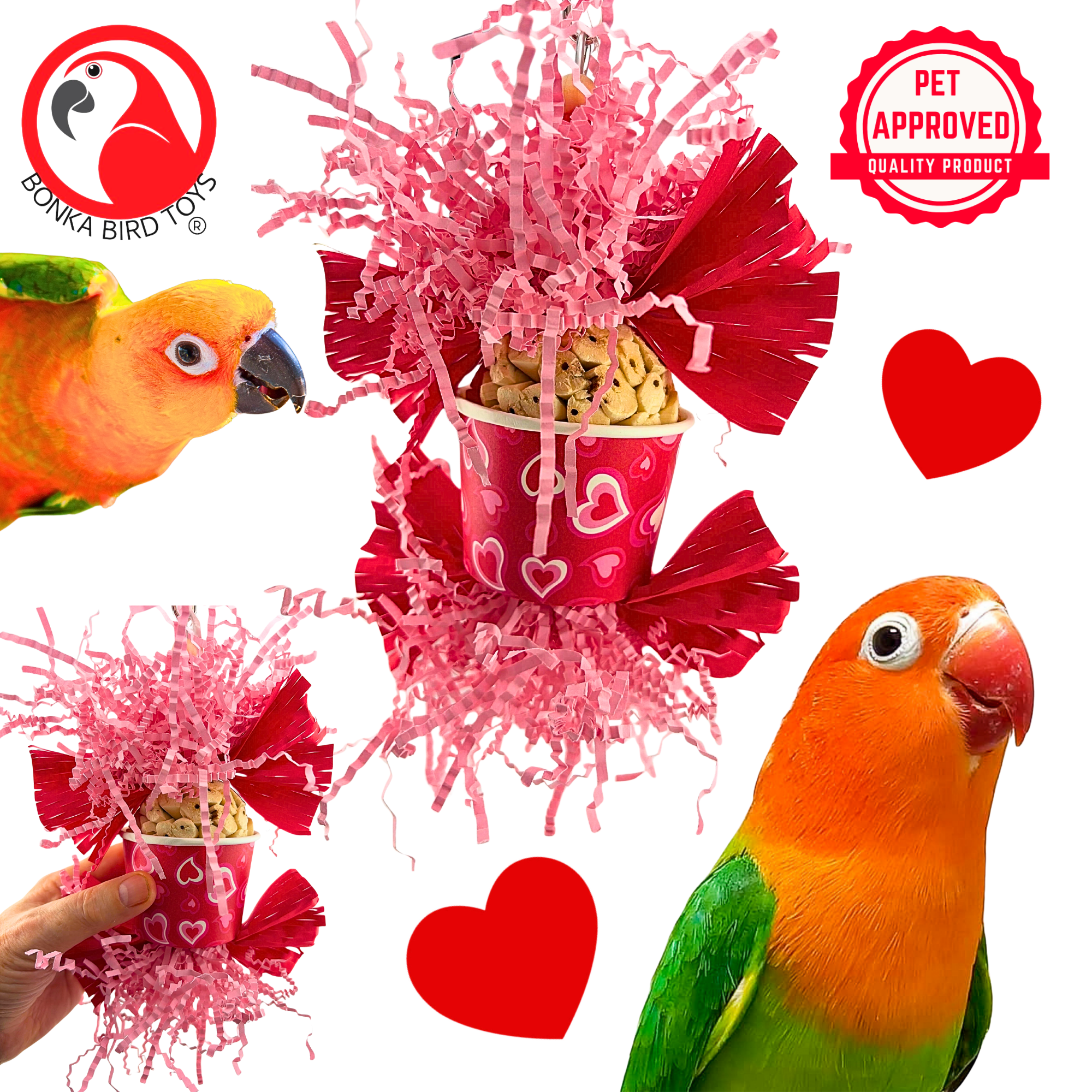2775 Small Sola Love - Bonka Bird Toys
