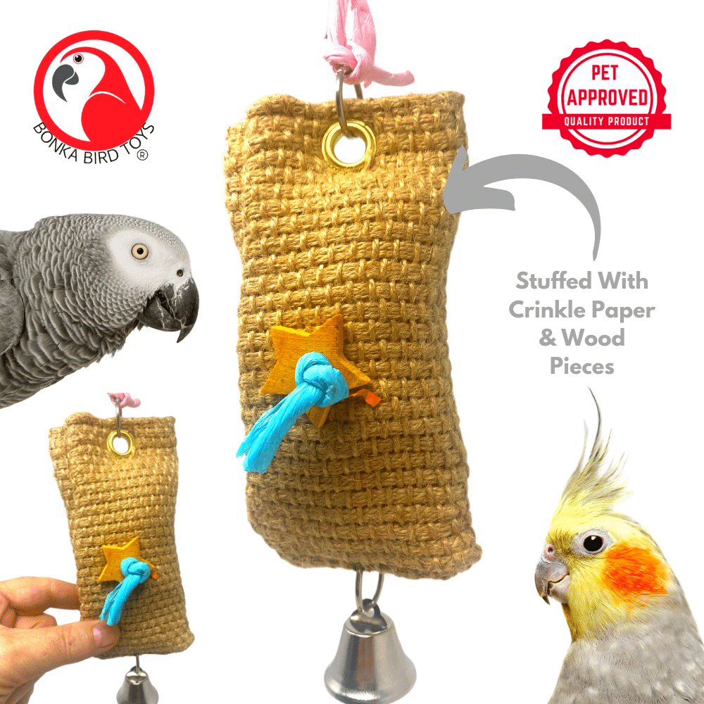 2627 Sisal Foraging Pouch - Bonka Bird Toys