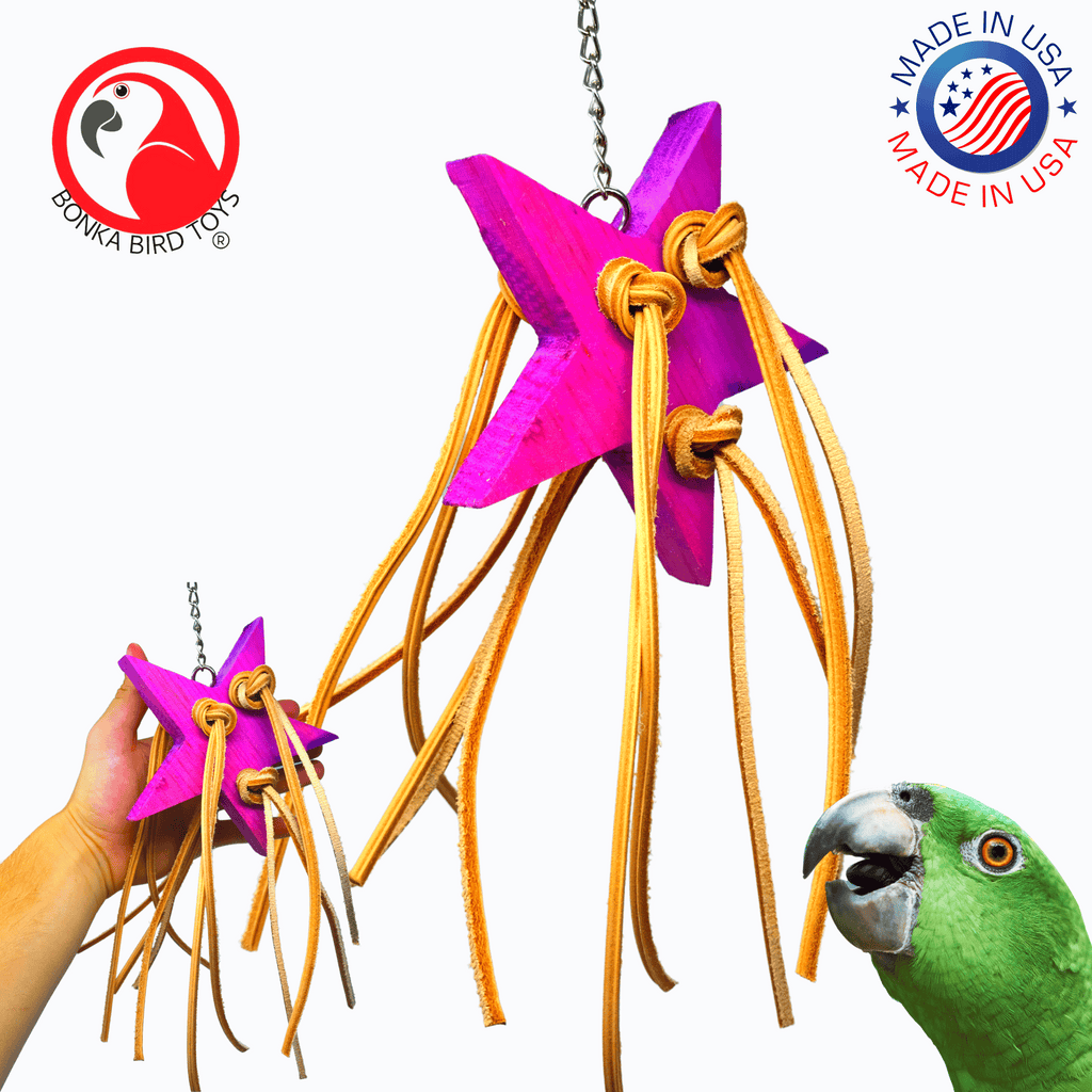2519 Leather Star - Bonka Bird Toys