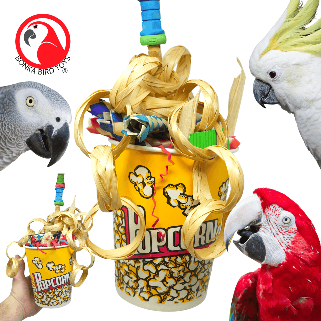 2588 Popcorn Bucket - Bonka Bird Toys