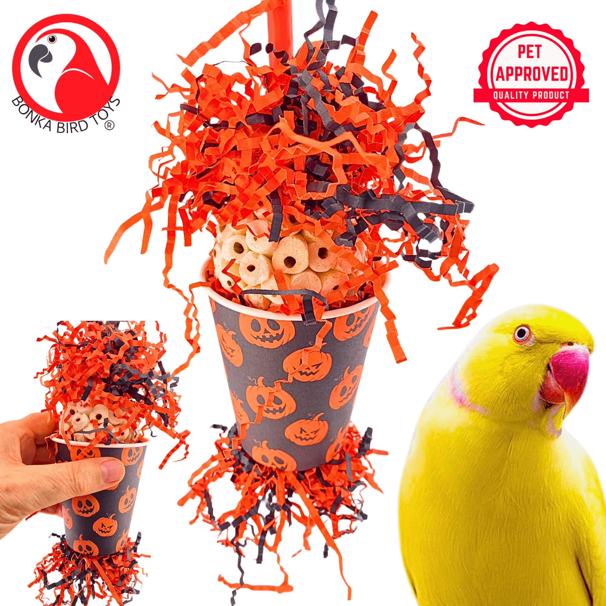 2868 Pumpkin Jumble - Bonka Bird Toys