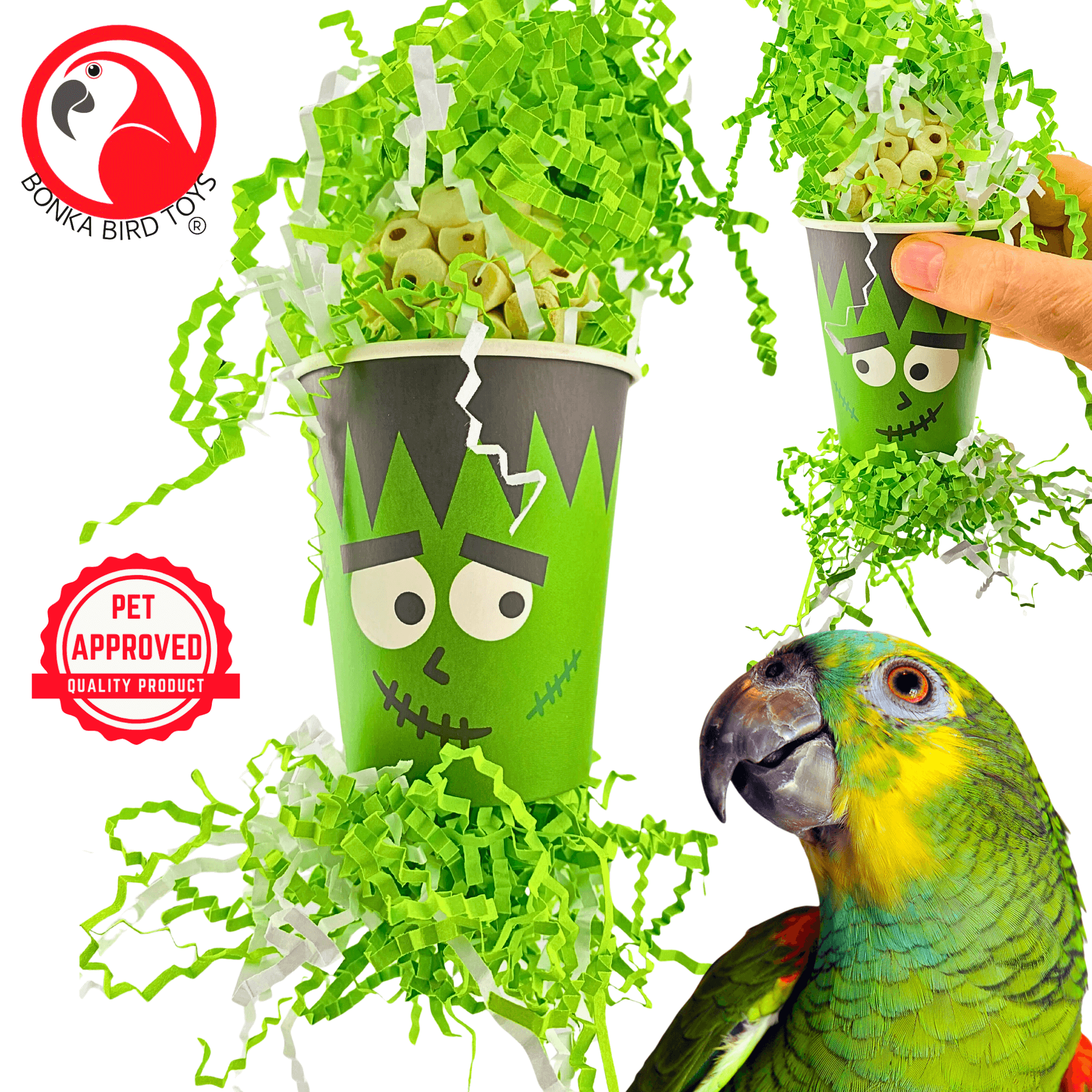 2870 Spooky Frankenstein - Bonka Bird Toys