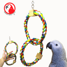 1677 Twin Rainbow Ring - Bonka Bird Toys