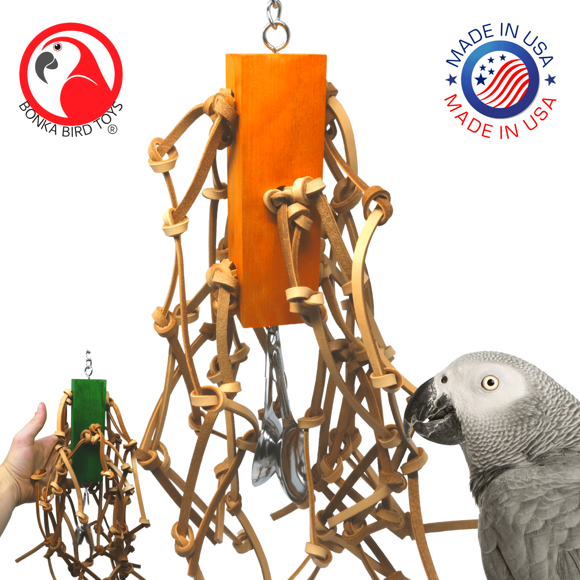 2554 Mega Leather - Bonka Bird Toys