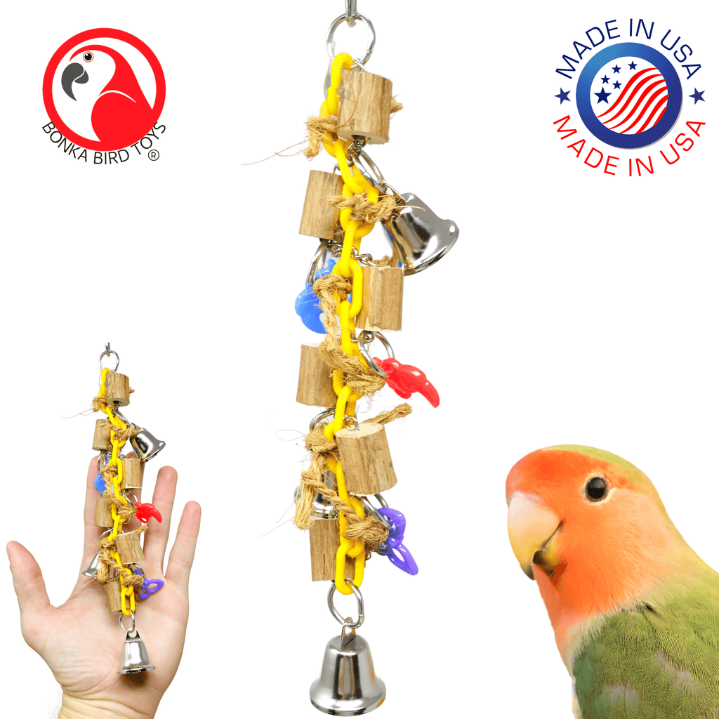 1572 Wiggly Bell - Bonka Bird Toys