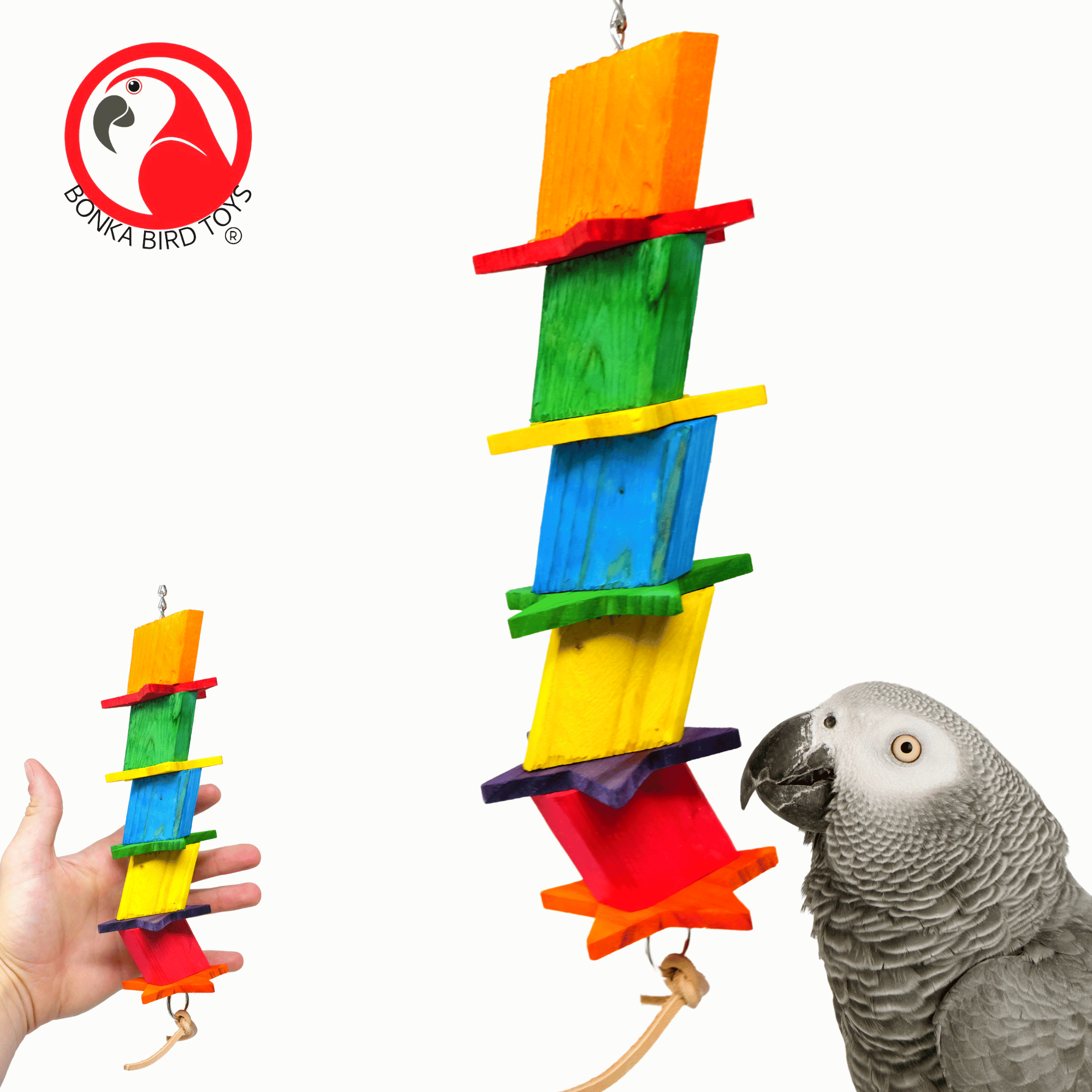 2546 Wood Star - Bonka Bird Toys