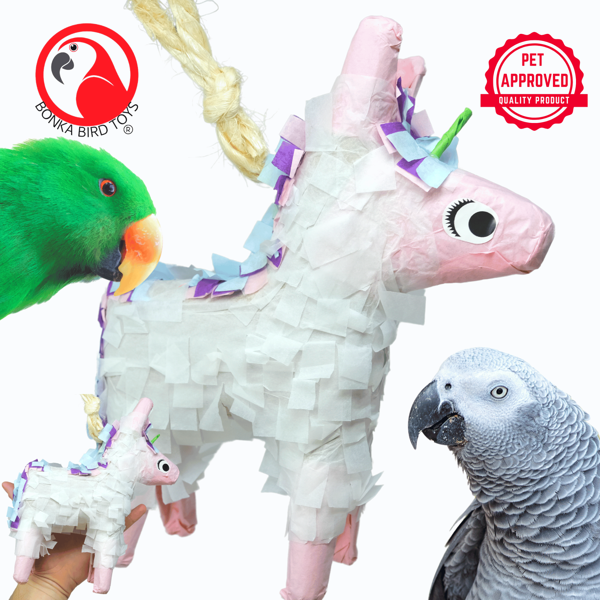 2622 Foraging Unicorn Pinata - Bonka Bird Toys