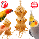 1932N Natural Two Cake - Bonka Bird Toys