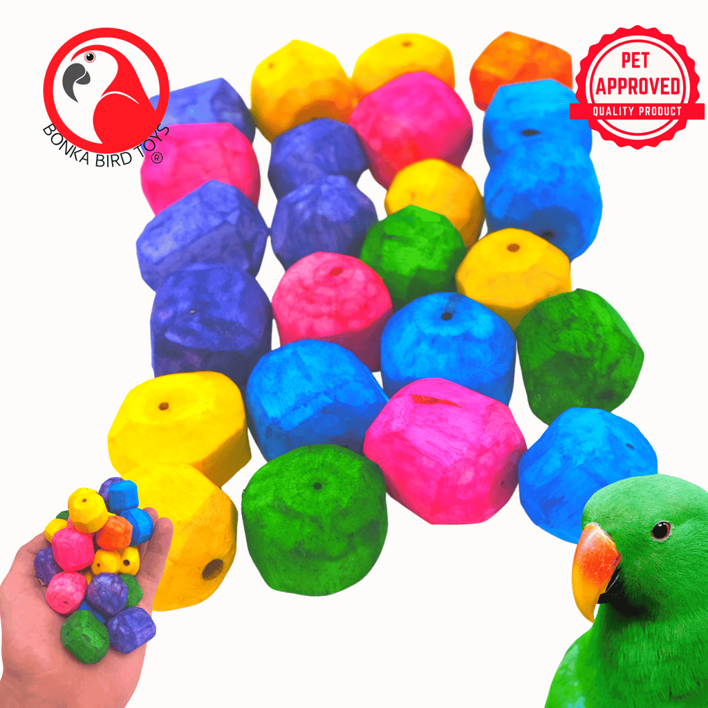 2530 Pk24 Colored Sola Rocks - Bonka Bird Toys