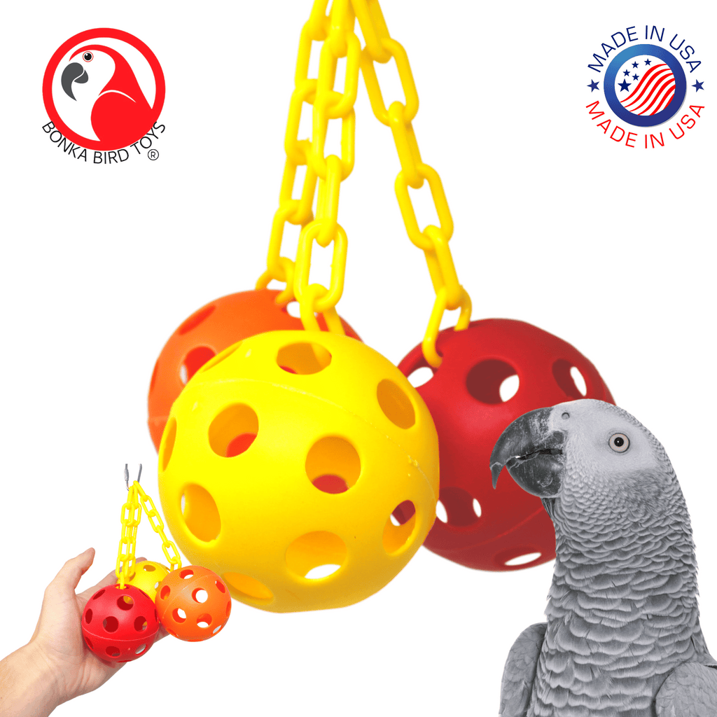 1225 Triple Chain Ball - Bonka Bird Toys