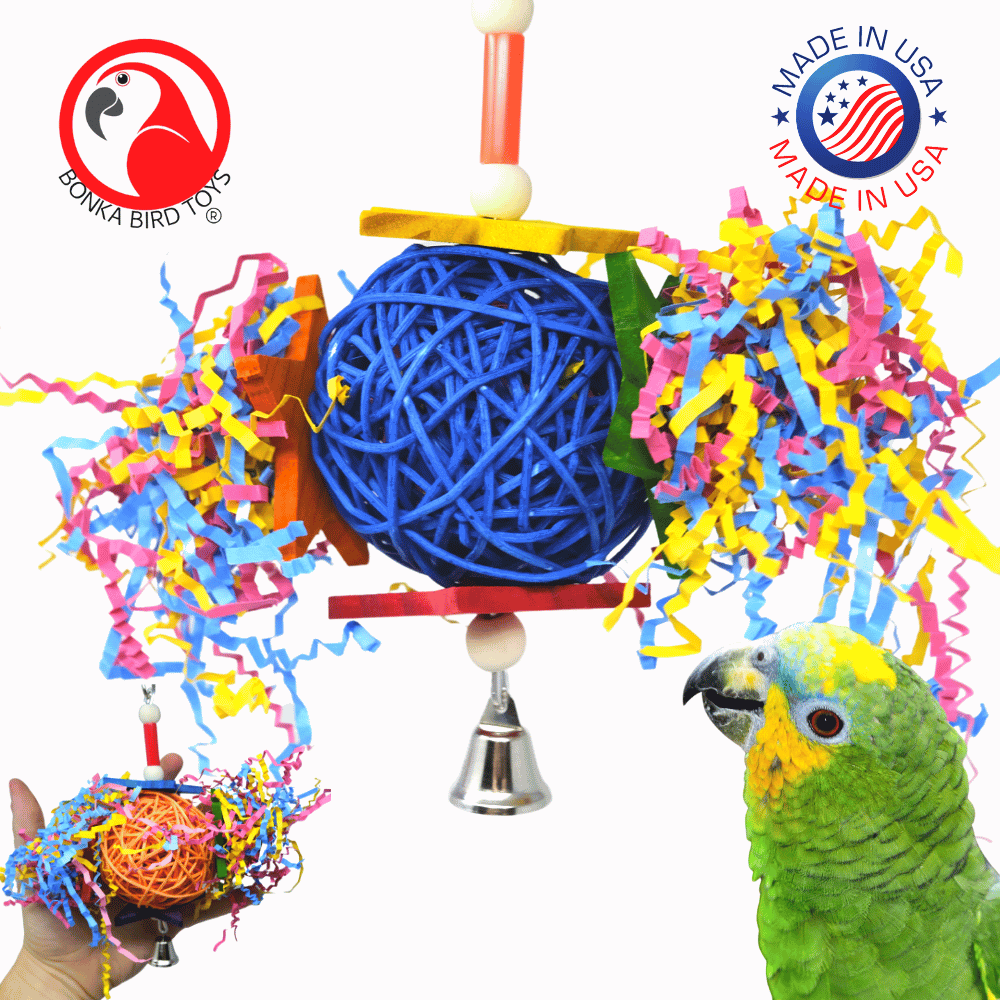 thumbnail image 2 of Bonka Bird Toys Bonka Bird Toys 950 Foraging Taco Shredding Parrot Toy 2 of 11