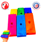 1221 Pk6 Big Oblong Wood Blocks - Bonka Bird Toys