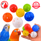 2831 Pk6 Small 1.5" Colored Plastic Balls - Bonka Bird Toys