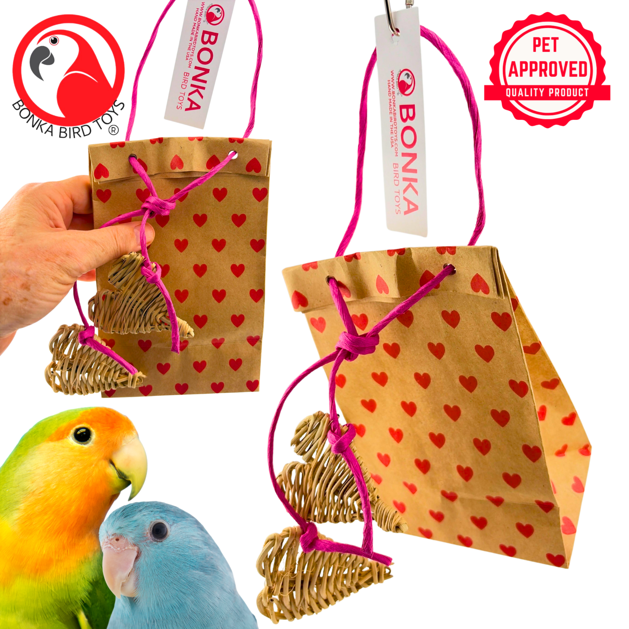 2765 Love Sack Forager - Bonka Bird Toys