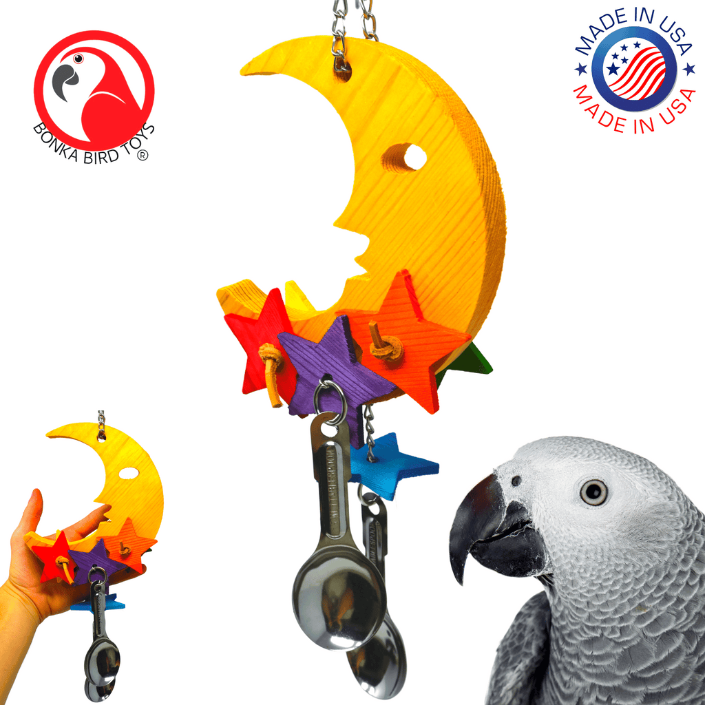2420 Large Moon Spoon - Bonka Bird Toys