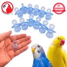 Crystal Cut Pk12 Pacifiers - Bonka Bird Toys