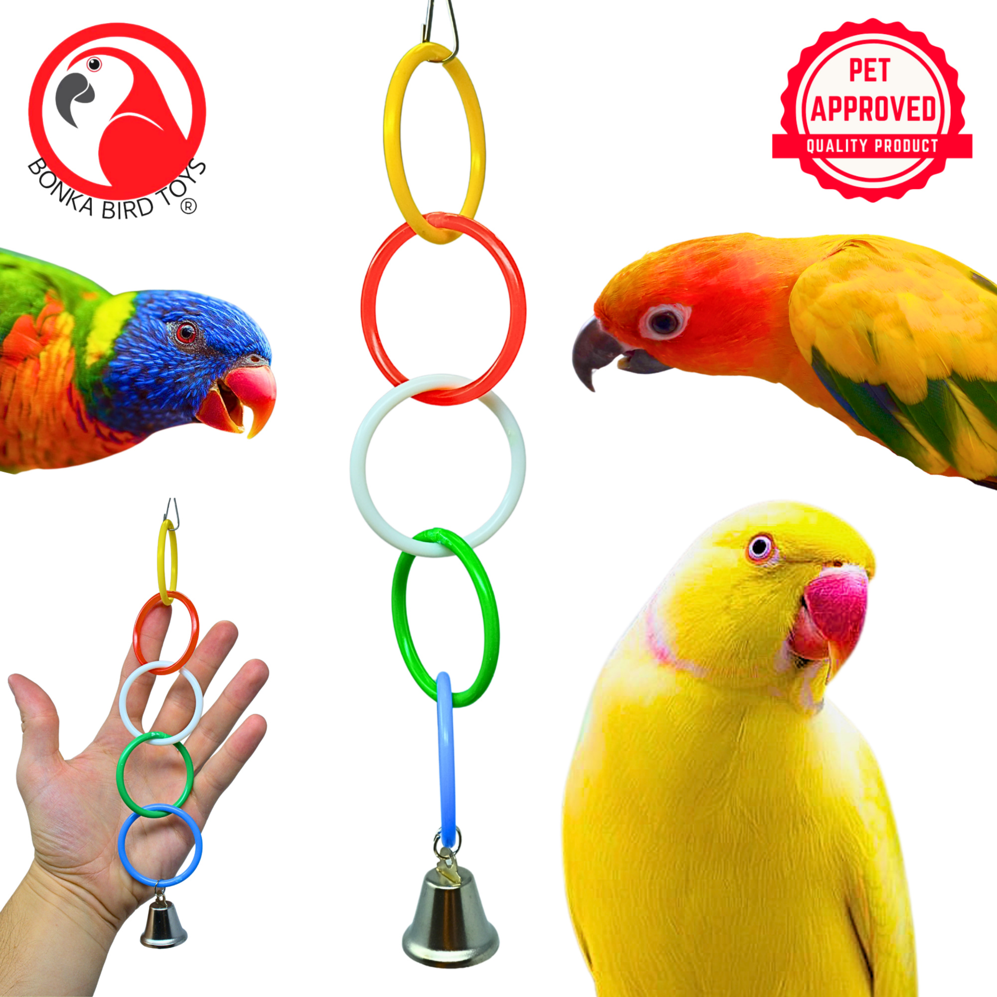 36459 Olympic Rings - Bonka Bird Toys