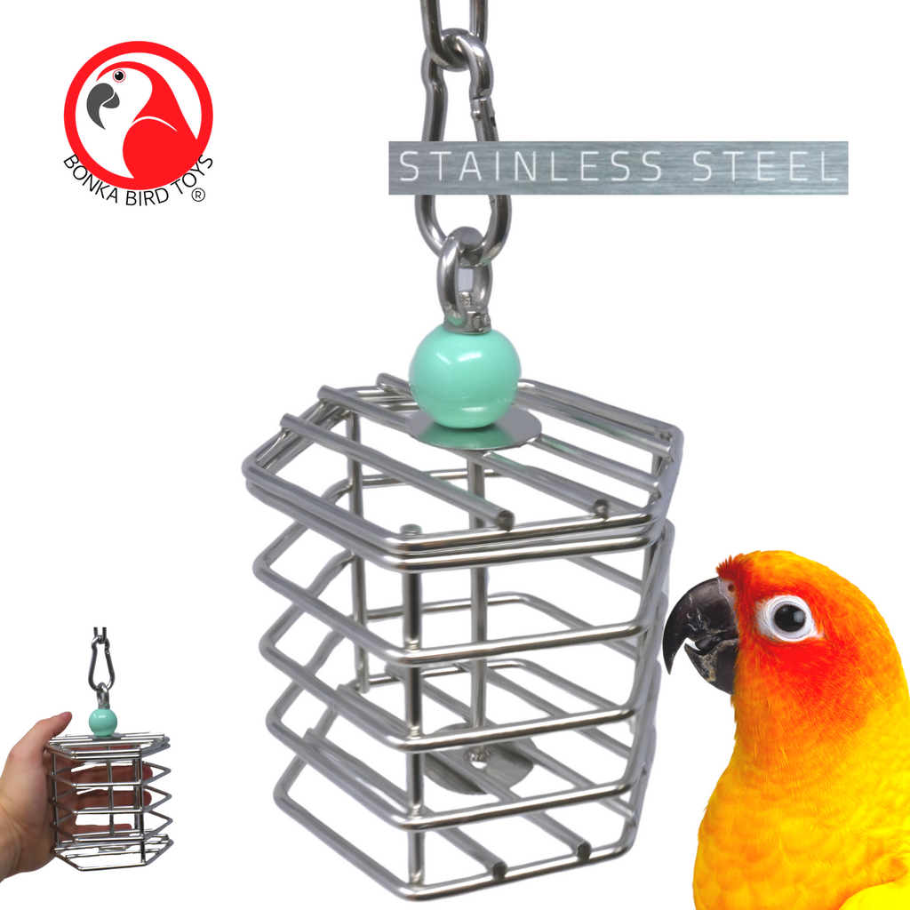 Bonka Bird Toys 2885 Small Baffle Cage - Bonka Bird Toys