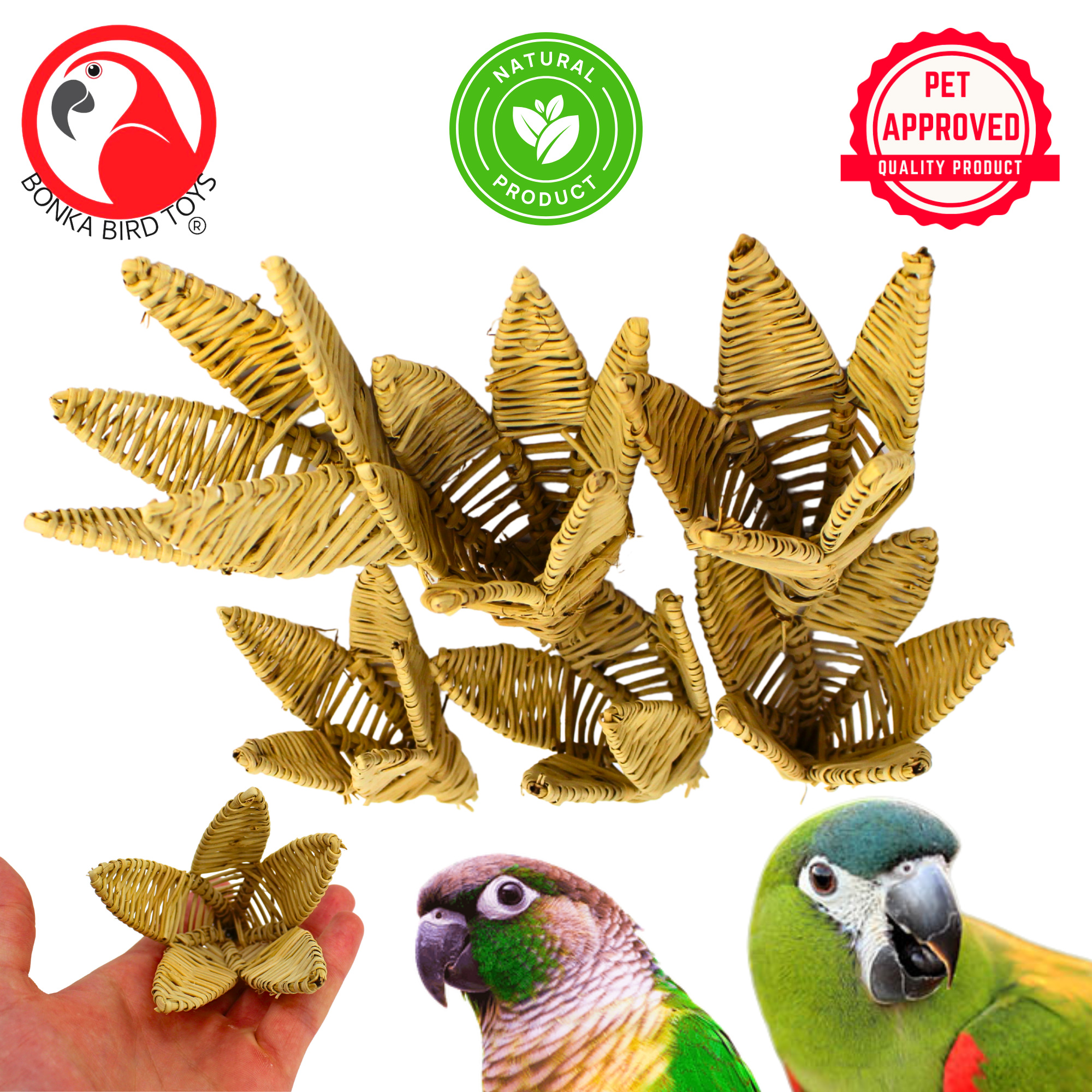 1268 PK6 Vine Lilies - Bonka Bird Toys