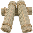 Natural grass bird toy bundles for parrot enrichment, woven with safe fibers for chewing and foraging.