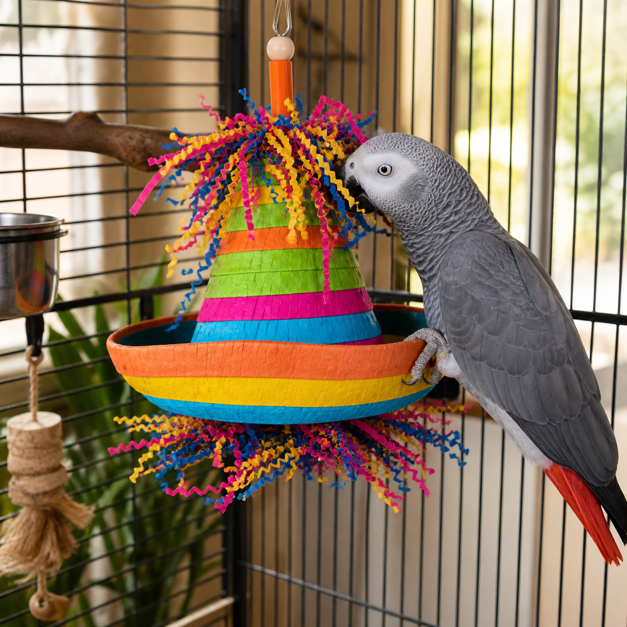 2198 Pinata Hat - Bonka Bird Toys