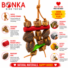 2755 Mahogany Chomp - Bonka Bird Toys