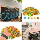 1695 Pack of 400 Foam Beads - Bonka Bird Toys