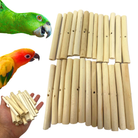 2945 Pk24 3.5" Natural Drilled Jute Sticks - Bonka Bird Toys