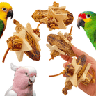 1126 Pk2 Mahogany Chew Stars - Bonka Bird Toys
