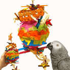 2247 Round Foraging Star Piñata - Bonka Bird Toys