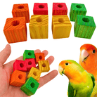 1160 Pk8 3/4" Wood Cubes