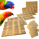 3455 Pk5 8X8 Inch Cardboard Shred Mat - Bonka Bird Toys