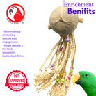 2214 Coco Rasta - Ultimate Chew & Play Toy for Large Birds | Bonka Bird Toys - Bonka Bird Toys