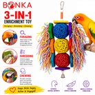 1854 Tri Foraging Star - Bonka Bird Toys