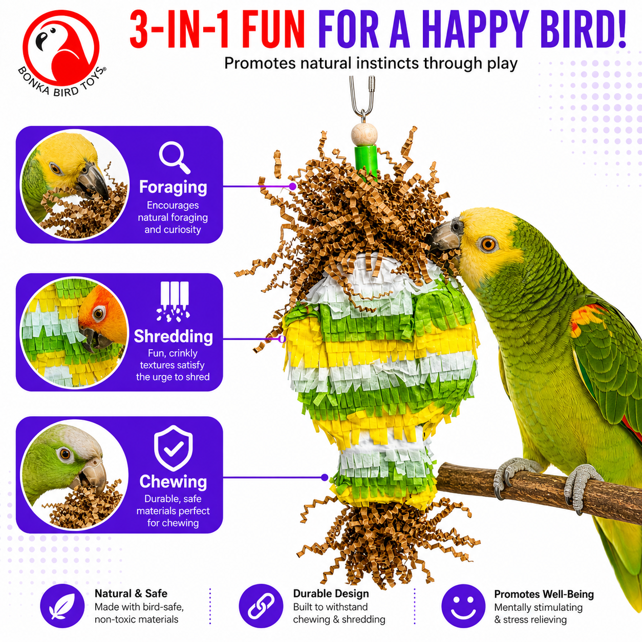 3862 Cactus Piñata - Bonka Bird Toys