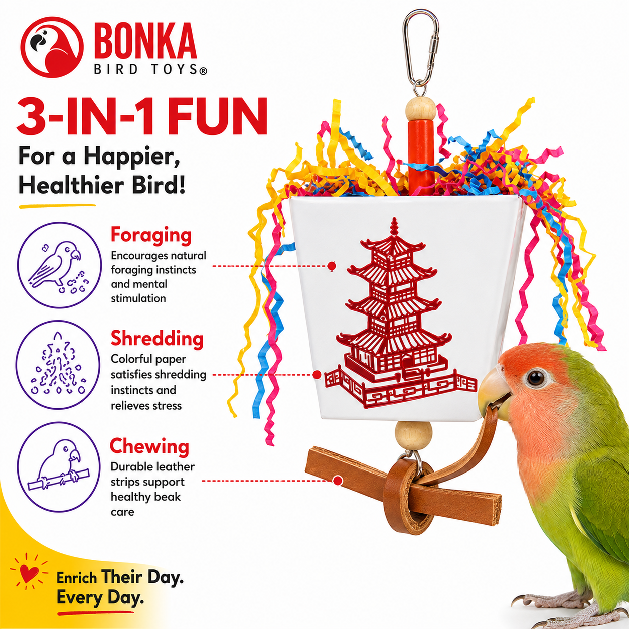3875 Take Out - Bonka Bird Toys
