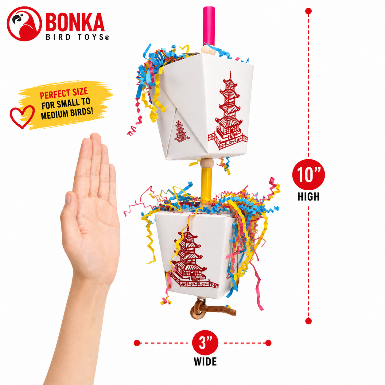 3874 Duo Take Out - Bonka Bird Toys