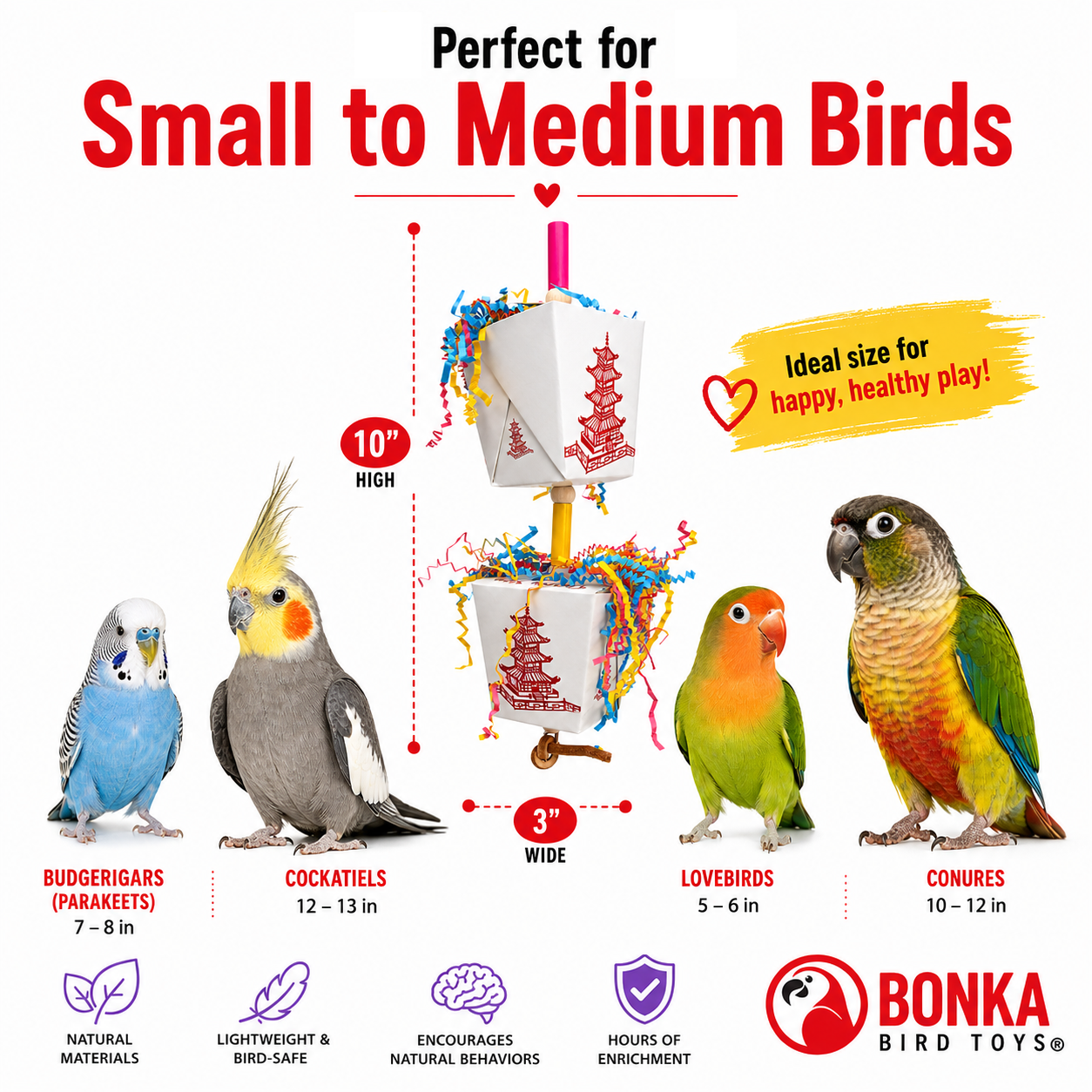 3874 Duo Take Out - Bonka Bird Toys