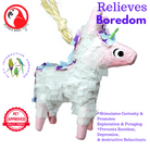 2622 Foraging Unicorn Pinata - Bonka Bird Toys