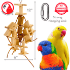 1152 Stellar Chomp Tower - Bonka Bird Toys