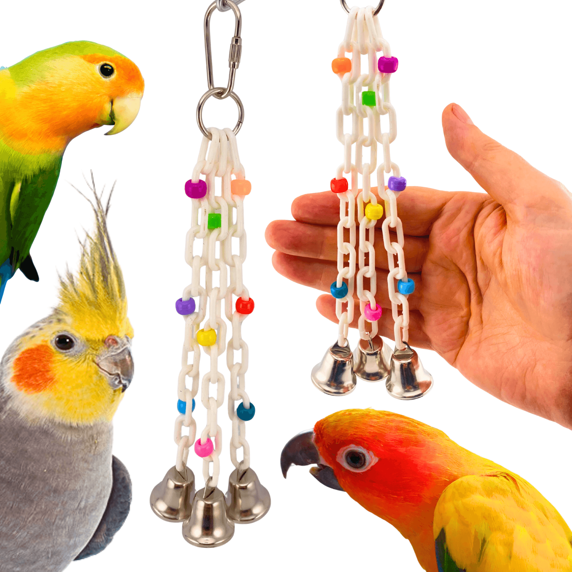 1166 Trio Bell - Bonka Bird Toys