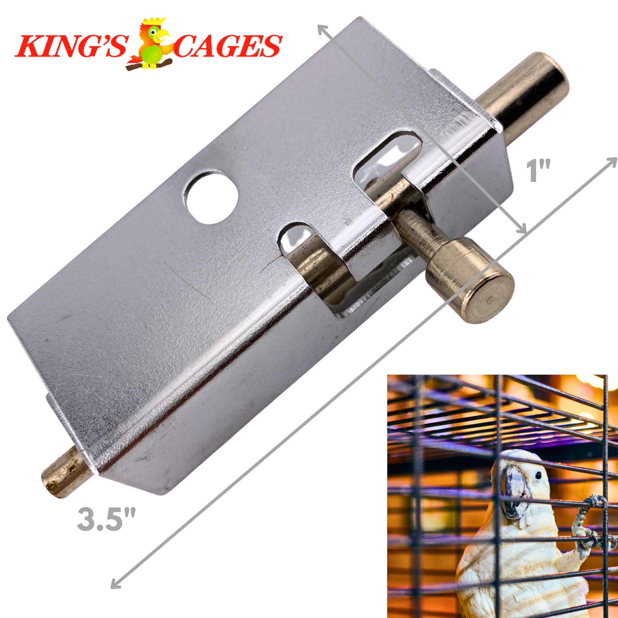 Kings Cages 1156 Lock 4 - Bonka Bird Toys