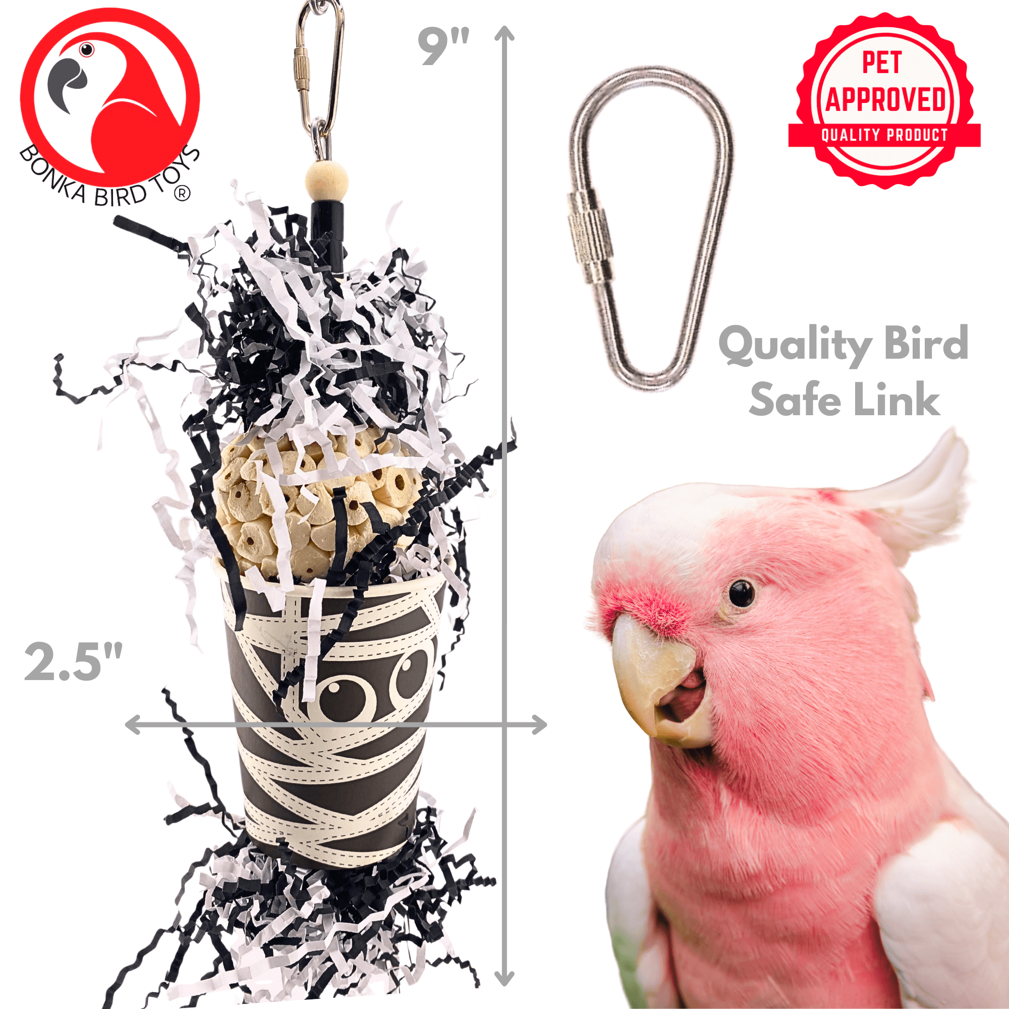 2867 Spooky Mummy - Bonka Bird Toys