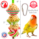 2747 Three Stripe Mini Cake - Bonka Bird Toys