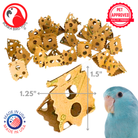 1222 Pk24 Foraging Card Crumbles - Bonka Bird Toys